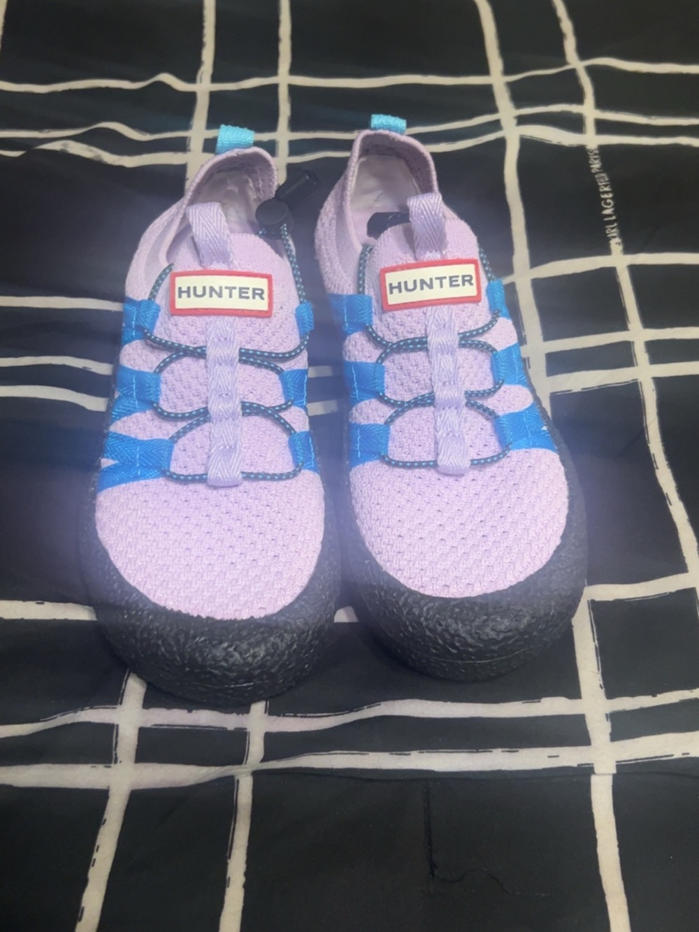 Hunter Kids' Lightweight Lilac and Blue Active Shoes